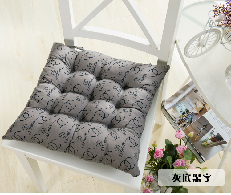 
                                        茗妃家纺 多功能透气磨毛柔软办公坐垫 玫红 40*40CM                