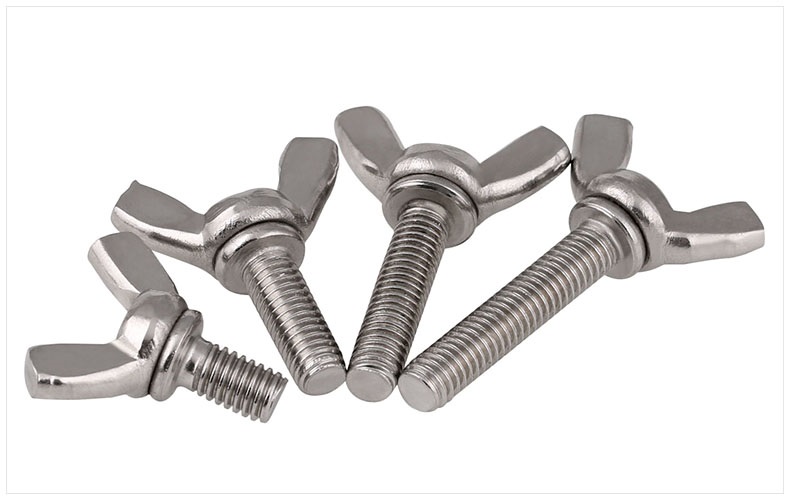 佰瑞特 304不锈钢蝶型螺丝 316不锈钢蝴蝶形螺栓 元宝羊角螺钉 双耳