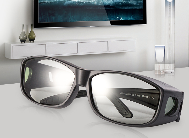 锐盾3d眼镜电影院专用imaxreald圆偏光线偏振不闪式3d显示器电视reald