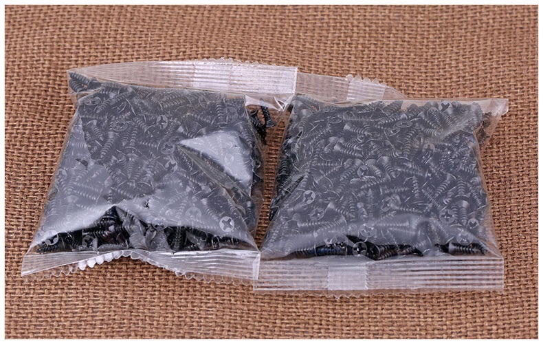 佰瑞特 黑色沉头平头自攻螺丝钉加硬电子小螺丝m1.2m1.4 m1.7m2m2.