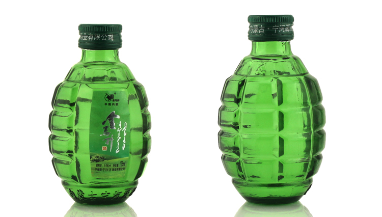 宁河源 闷倒驴 绿色手榴弹 50度125ml 产品整体展示