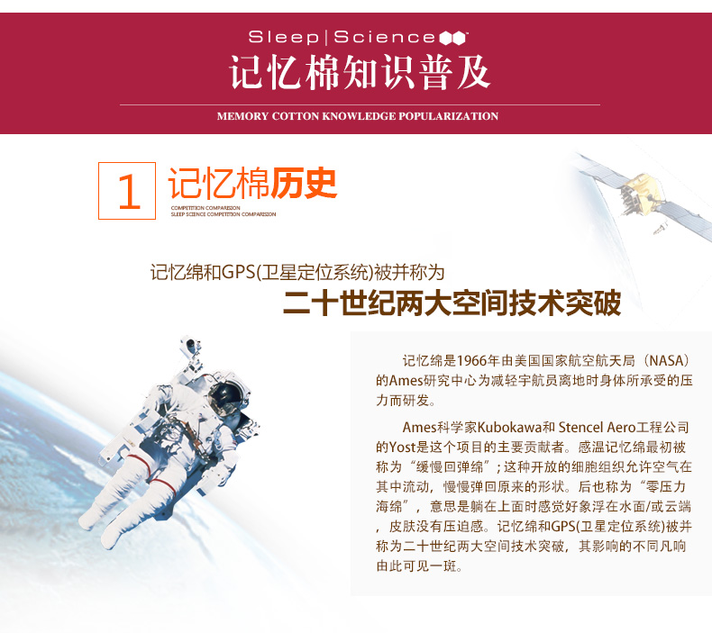 
                                                            Sleep Science美国睡眠科学爱诺黑宝石高密度记忆棉床垫子床褥子 薄垫子 轻奢解压10CM 白色 150*200*10CM                