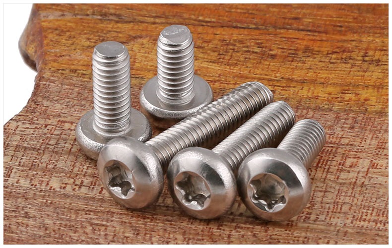 佰瑞特304不锈钢圆头盘头内梅花螺丝钉防盗螺钉m2m2.