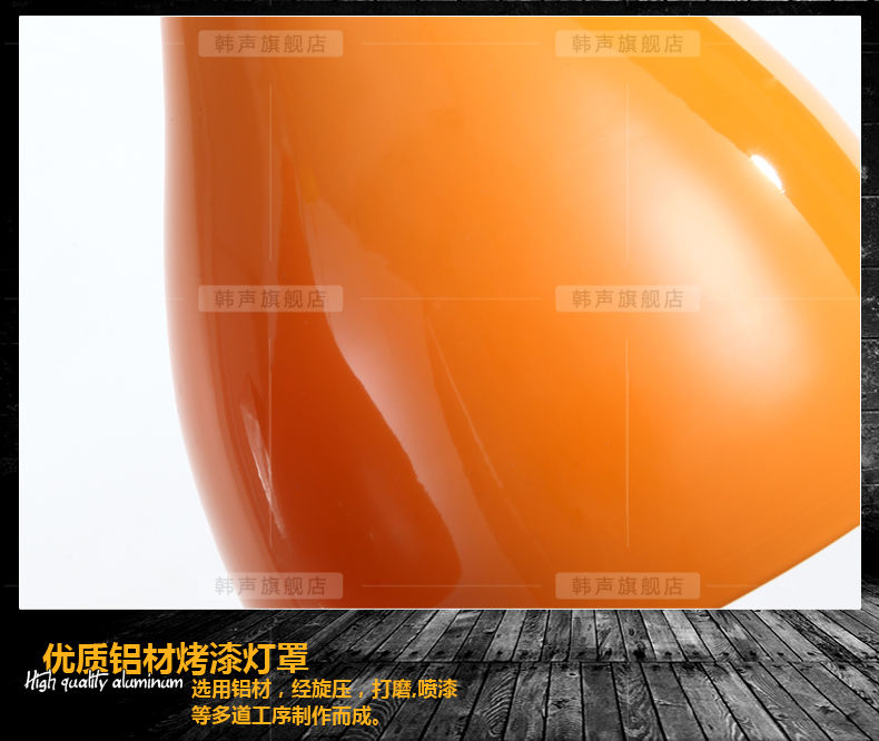 韩声 单头三头吊灯loft北欧餐厅咖啡厅吧台阳台复古工业风个性创意灯具8134 白色