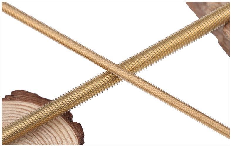 标准铜牙条 铜全牙螺杆 铜丝杆 通丝 黄铜螺丝杆m2 m3 m4-m20系列 m16