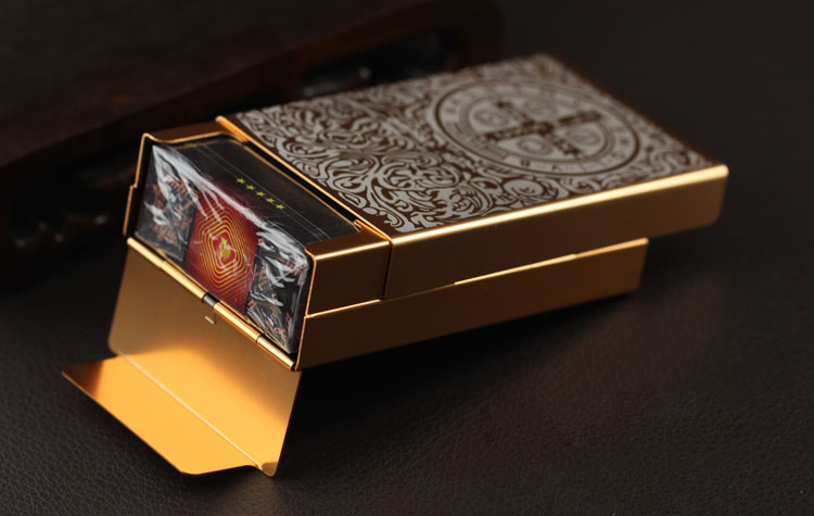 rvje 金属烟盒20支装 男士烟盒子烟夹 烟壳创意烟具礼品 康斯坦丁土豪