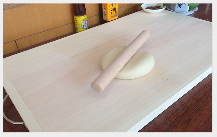 擀面板菜板案板柳木实木不粘砧板和面揉面板家用包饺子板大号面案