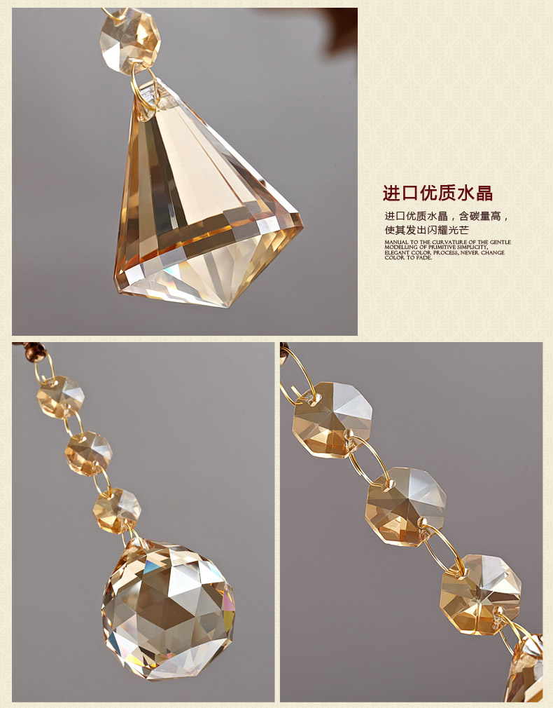 凡丁堡欧式客厅灯吊灯卧室餐厅美式乡村复古灯饰灯具 223TD 八头+LED灯泡