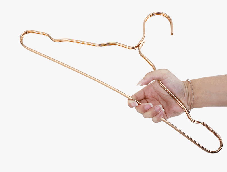 悍高(higold) 铝合金成人衣撑衣架凹槽晾晒干湿两用衣架 防滑不打包