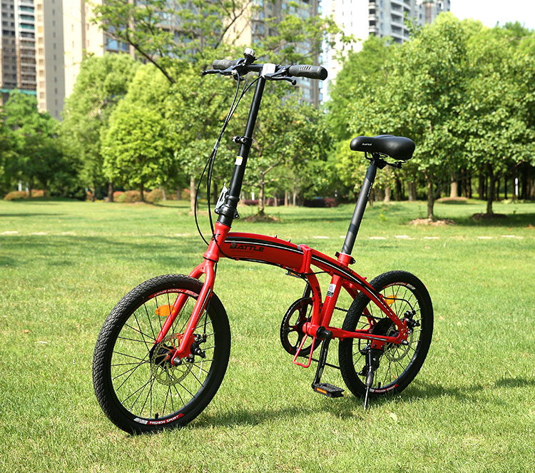 【邦德·富士达e200】邦德富士达折叠自行车20寸迷你轻量化7级变速