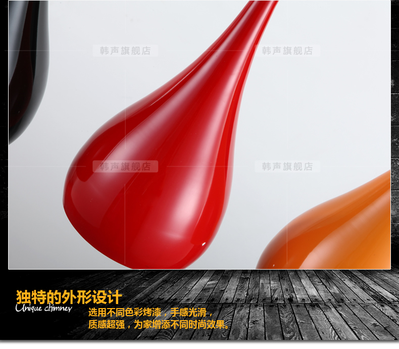 韩声 单头三头吊灯loft北欧餐厅咖啡厅吧台阳台复古工业风个性创意灯具8134 白色