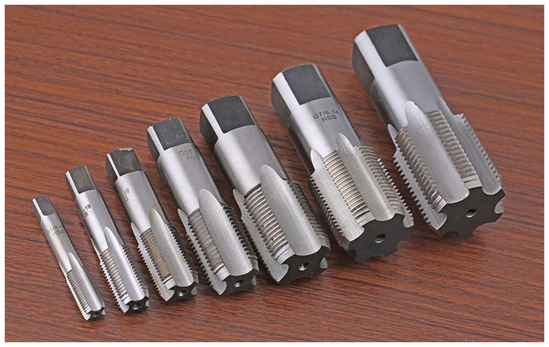 四分英制圆柱管螺纹丝锥1234567分水管水龙头丝攻g1/8 g1/4 g1/2 g3/4