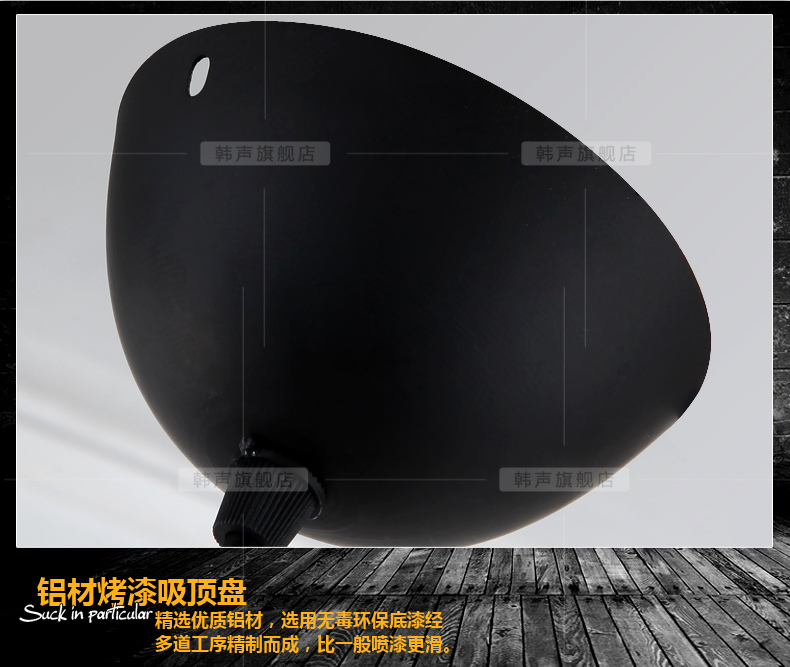 韩声 单头三头吊灯loft北欧餐厅咖啡厅吧台阳台复古工业风个性创意灯具8134 白色