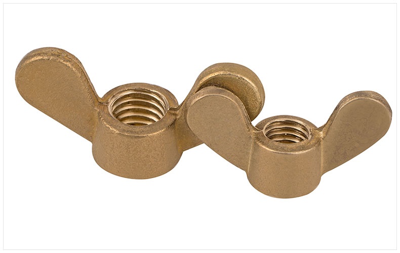 佰瑞特 gb62黄铜蝶形螺母 蝶型元宝螺母 羊角螺丝帽 手拧铜螺帽m3m4m5