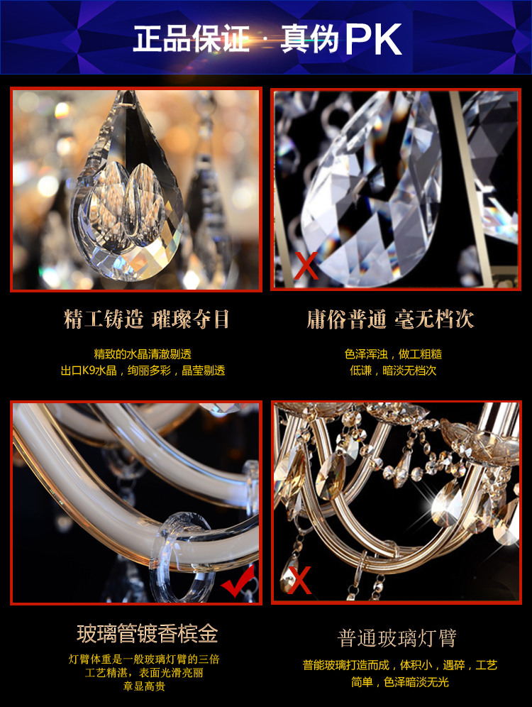 
                                                            SHOPP 现代水晶吊灯布艺灯罩客厅灯卧室灯餐厅吊灯简约风格灯具8433 单头壁灯 单头壁灯                