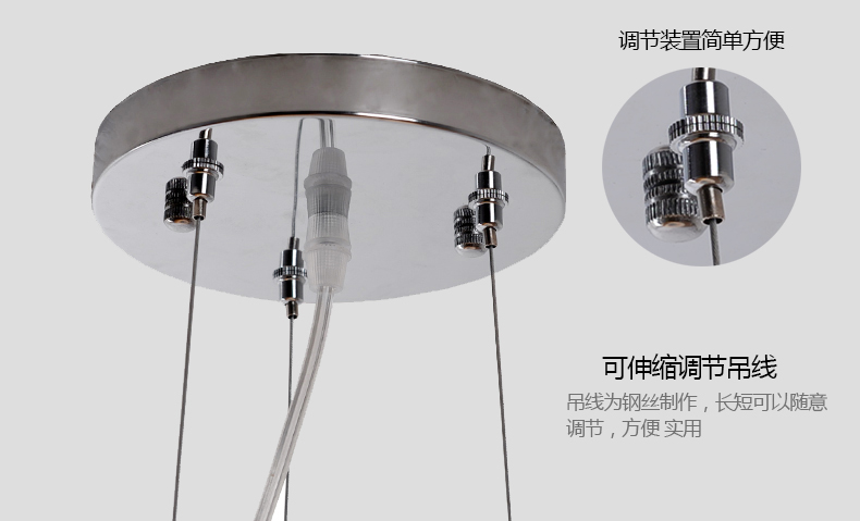 爱惟现代简约餐厅吊灯led卧室客厅创意小苹果过道阳台灯具M2011A 45CM带5W白光