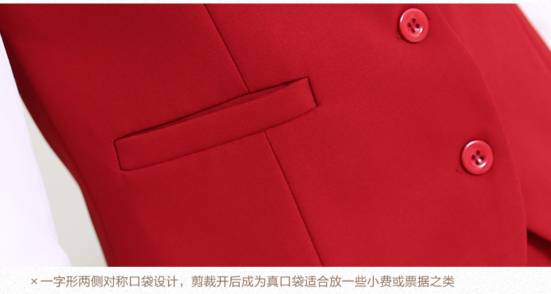 冰子云春夏新款马甲银行酒店前台西餐厅茶楼美容院制服套装工作服228 黑色马甲 M