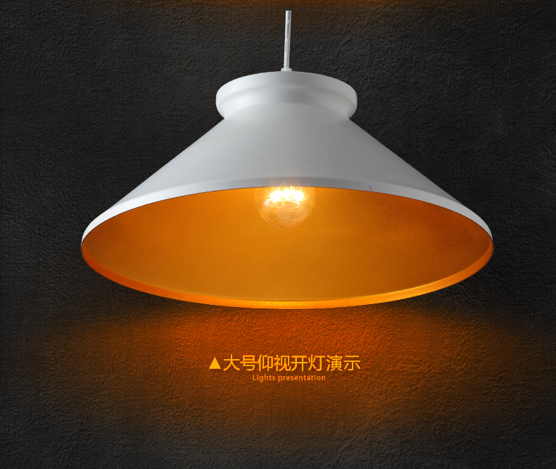 惟柯(wake)ABC管乐吊灯现代简约艺术酒吧台餐厅灯具灯饰北欧宜家灯饰WD998 小号内金色