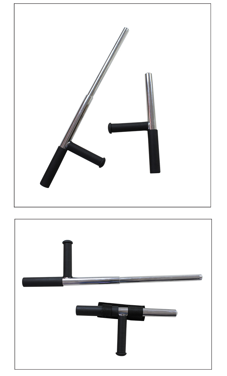 先锋连 便携防身t型棍伸缩t型拐t拐武术拐丁字拐拐杖t型钢棍防暴防爆