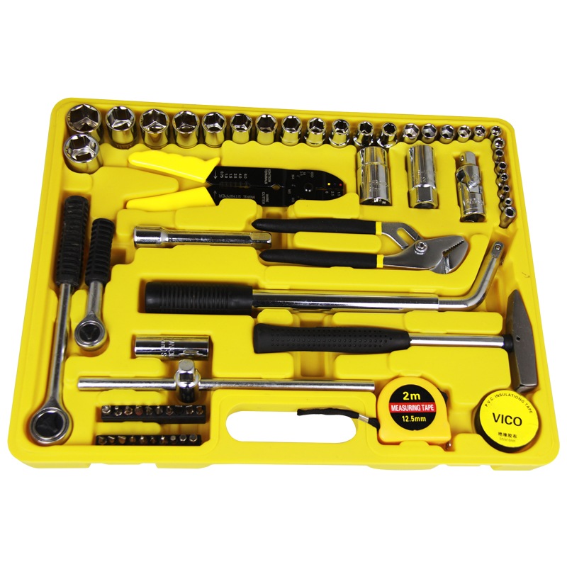 威克(vico)wkzt09 82pcs工具套装 机修工具组套 家用工具箱 多功能