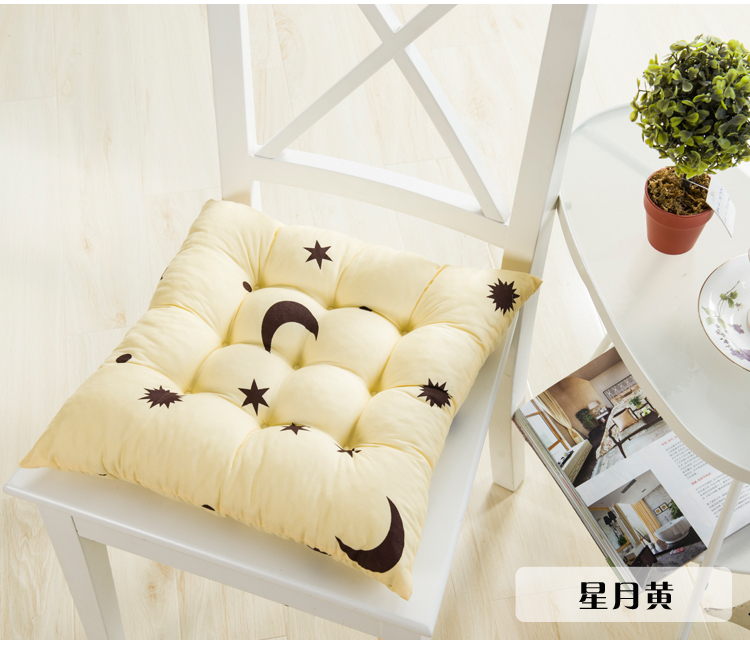 
                                        茗妃家纺 多功能透气磨毛柔软办公坐垫 玫红 40*40CM                
