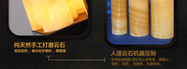 惟柯(wake)北欧美式乡村吊灯 中式创意LED烛台云石复古餐厅工业控吊灯WD988 95cm长方形送3WLED