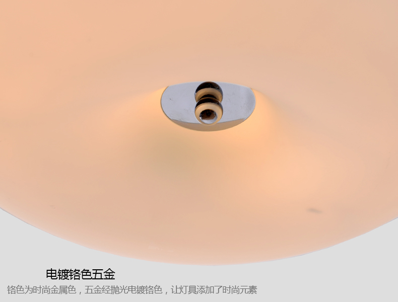 爱惟现代简约餐厅吊灯led卧室客厅创意小苹果过道阳台灯具M2011A 45CM带5W白光