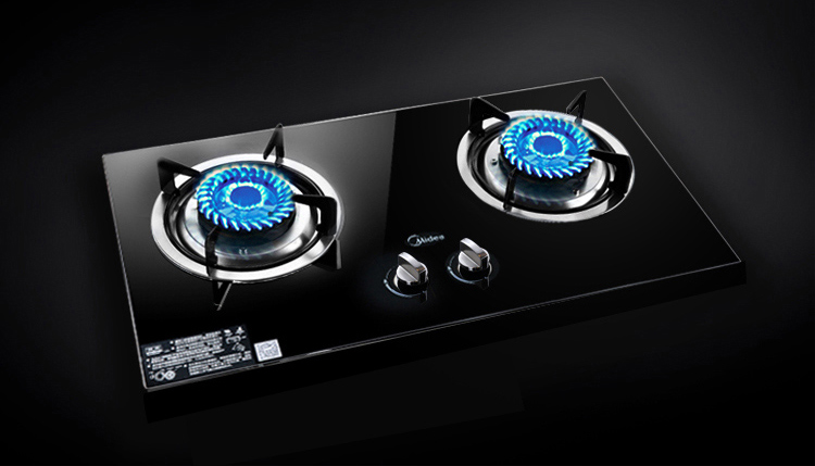 
                                        美的（Midea） 黑晶立体内旋火 台嵌两用燃气灶具(液化气）JZY-QL303B                
