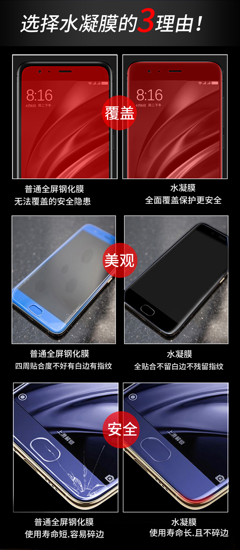 æ£ OPPO R11s Plus tempered soft film hydrogel film full screen Technical