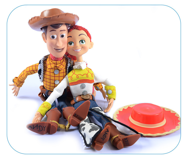 【当天发货】玩具总动员4 巴斯光年胡迪翠丝发声可动模型摆件人偶玩偶