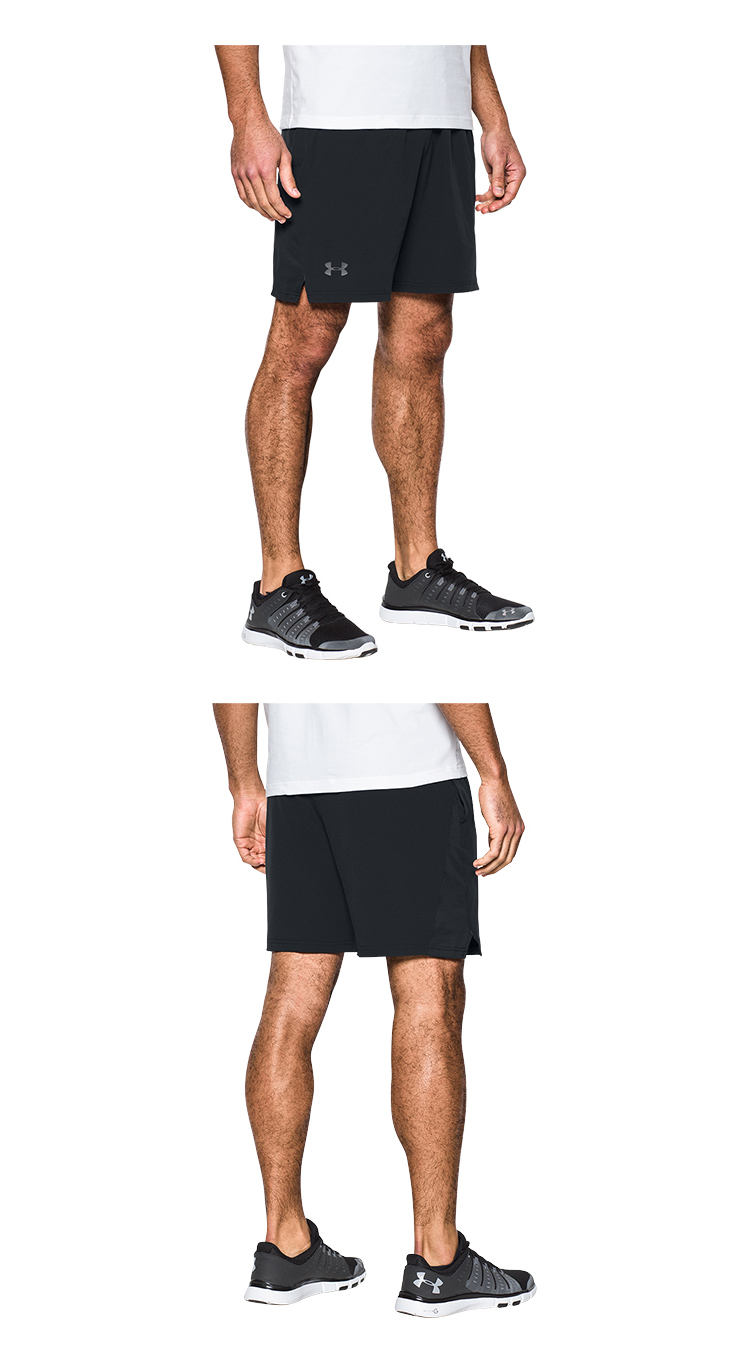 underarmour 安德玛 ua男子 cage 运动短裤 -1304127 黑色001 xl_现价