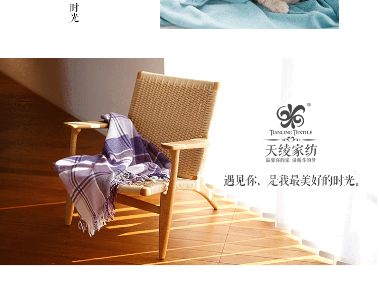 
                                        天绫家纺 两用午睡被车用靠垫抱枕被子 双面加厚天鹅绒  45*45/135*200cm 蓝色 45*45/135*200cm                
