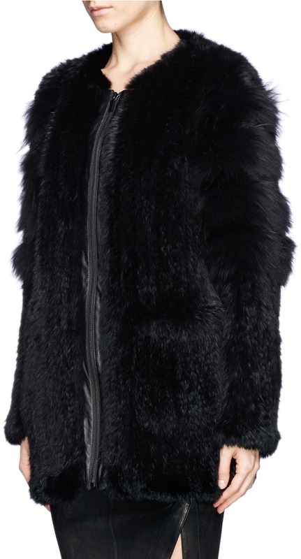 fur jacket 产品标题译文 tarra 兔毛夹克 品牌名称 elizabeth and