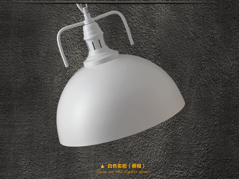 惟柯(wake)Loft美式乡村复古北欧美式吊灯工业风仓库过道餐厅饭厅吊灯WD971 18cm三头长盘-普通光源