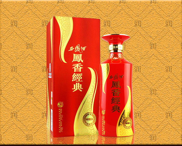 西凤酒 凤香经典老秦人52度 500ml*6瓶 整箱装