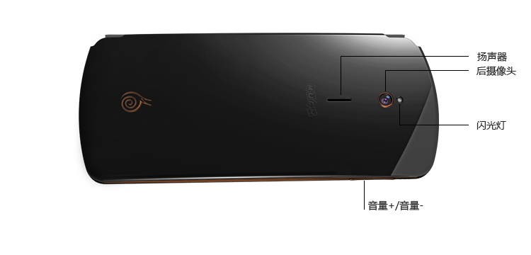 摩奇（MUCH）78P01 联通3G游戏手机 双卡双待 黑色