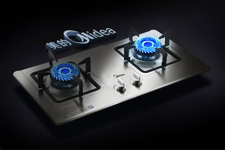 美的（Midea） 不锈钢内旋火 嵌入式燃气灶(天然气)JZT-Q636
