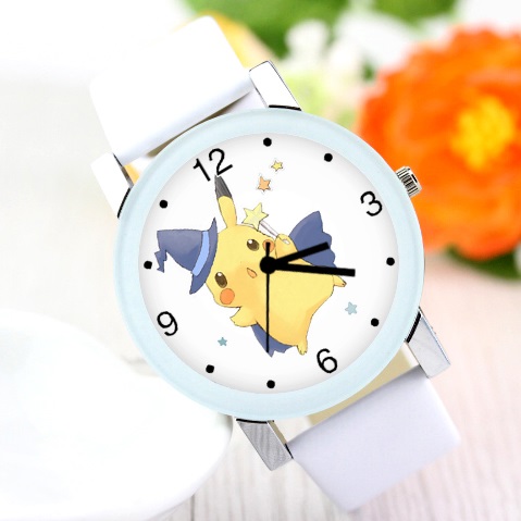 宠物小精灵 口袋怪物 神奇宝贝 男女学生手表萌可爱情侣 卡通动漫周边