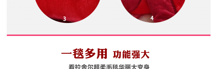 
                                        同多宝家纺床品拉舍尔双层毛毯/加厚绒毯 单双人毛毯毛巾被 凤凰花开驼色 180*230cm3kg                