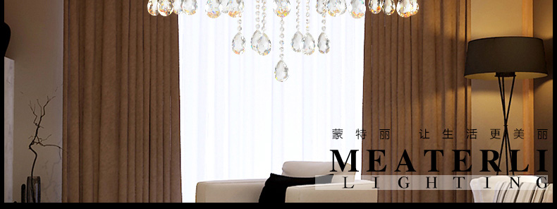 蒙特丽 客厅别墅酒店灯锌合金水晶吊灯66170金色工程灯具/预售:下单15天内发(B) 12+6