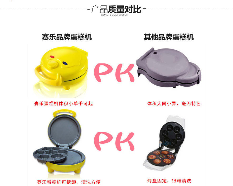 赛乐（SEILER)蛋糕机 全自动CE102 黄色