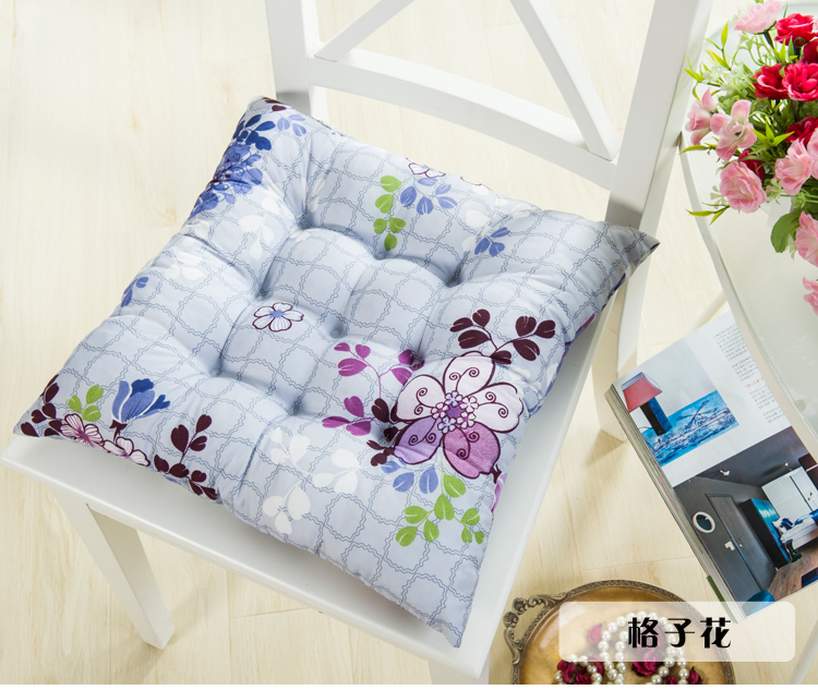
                                        茗妃家纺 多功能透气磨毛柔软办公坐垫 玫红 40*40CM                