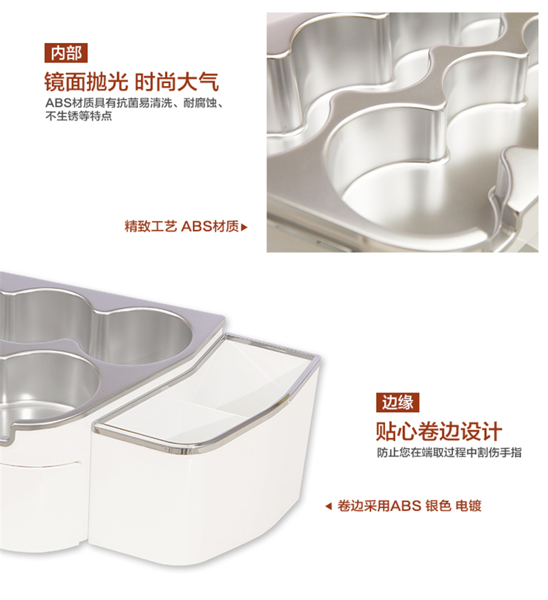 
                                        酷太（COOKTIME） 厨房用品调味料收纳架调料架调料置物架创意厨房置物架调料架 巧厨宝汉白玉旗舰版(含四瓶三罐)                