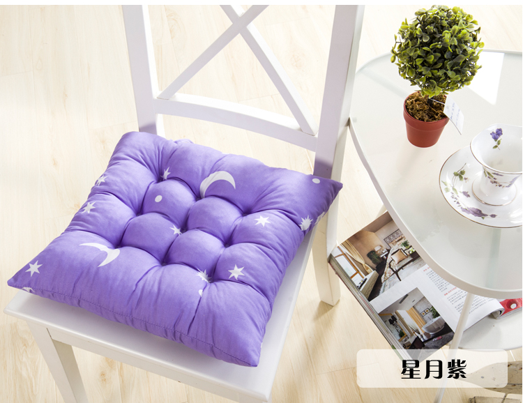 
                                        茗妃家纺 多功能透气磨毛柔软办公坐垫 玫红 40*40CM                
