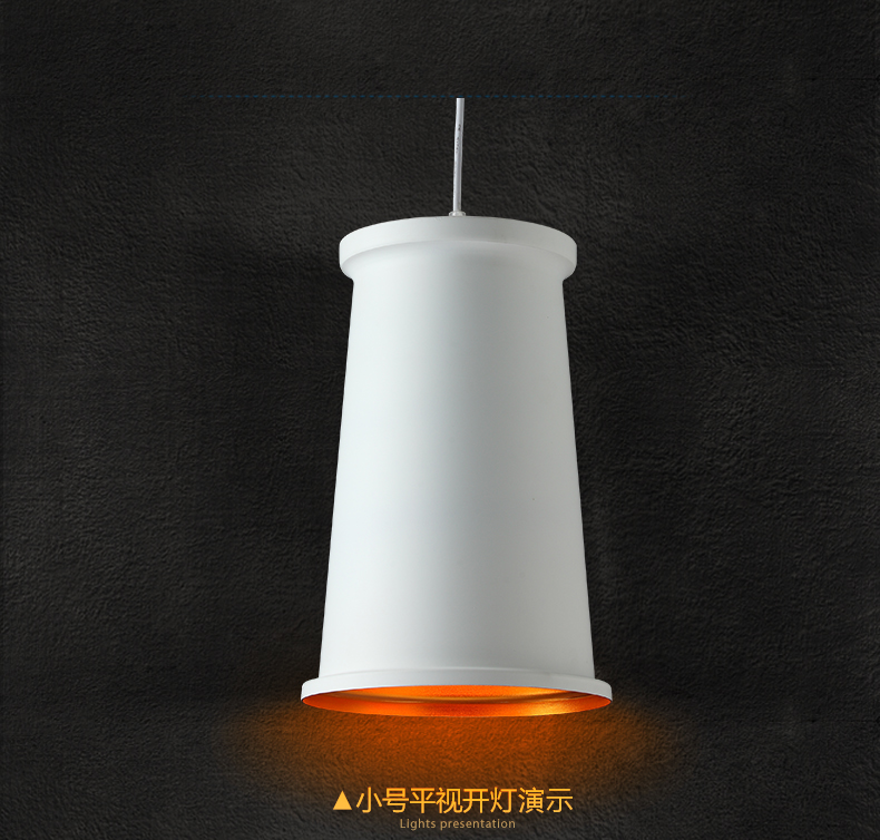 惟柯(wake)ABC管乐吊灯现代简约艺术酒吧台餐厅灯具灯饰北欧宜家灯饰WD998 小号内金色