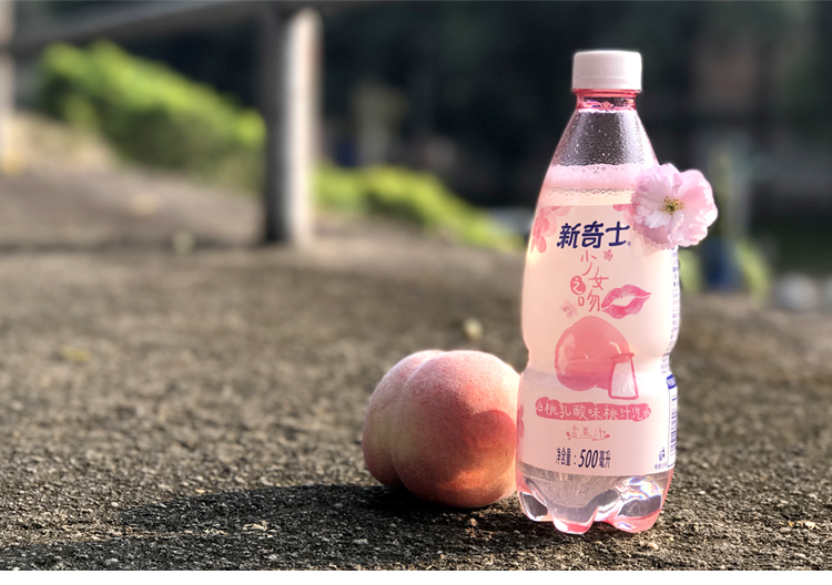屈臣氏 watsons 新奇士白桃乳酸味桃汁汽水500ml*15瓶 整箱