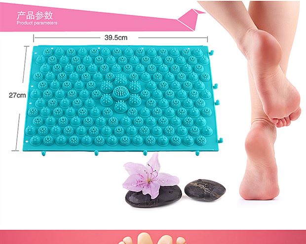 诺米司(nomis)指压板 环保无异味 高级足底按摩垫 超大加强版黄色