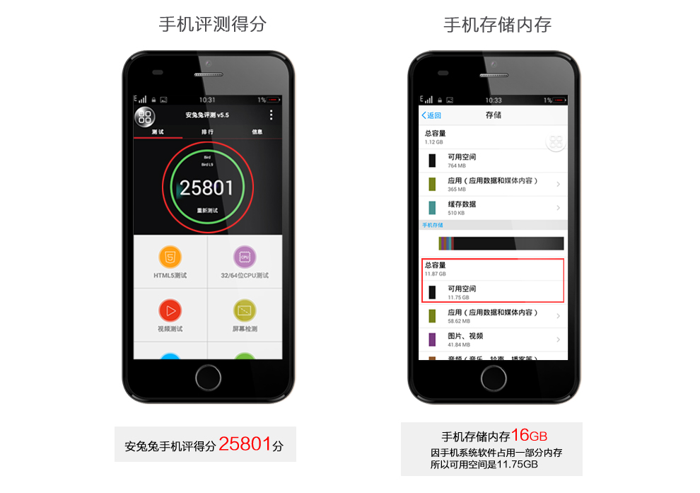 波导 悦6 (L9) 移动4G智能手机 双卡双待 深空灰