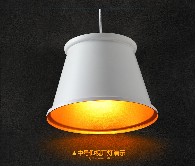 惟柯(wake)ABC管乐吊灯现代简约艺术酒吧台餐厅灯具灯饰北欧宜家灯饰WD998 小号内金色