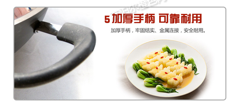 
                                                            苏泊尔炒锅火红点不粘轻油烟36cm大炒锅不粘锅双耳炒菜家用锅具燃气灶明火专用PC36M1                